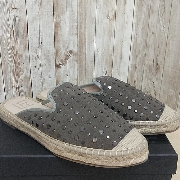 LF / Life Leather Espadrilles Studded Shoes - Picture 6 of 16